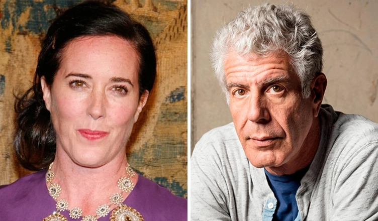 Kate Spade and Anthony Bourdain. (Credit: Deposit Photos and CNN)