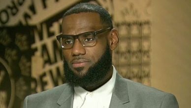 LeBron James on CNN (Credit: CNN)