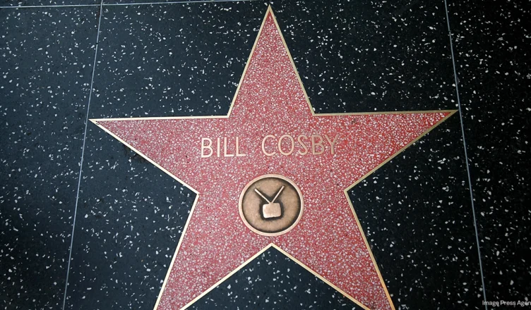 Bill Cosby star on the Hollywood Walk of Fame (Credit: Image Press Agency)