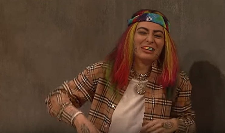 SNL Tekashi in prison skit. (Credit: NBC)