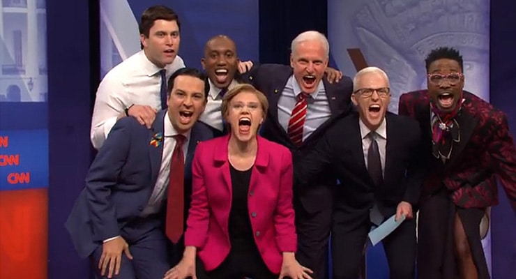 SNL CNN Town Hall Cold Open (Credit: NBC)