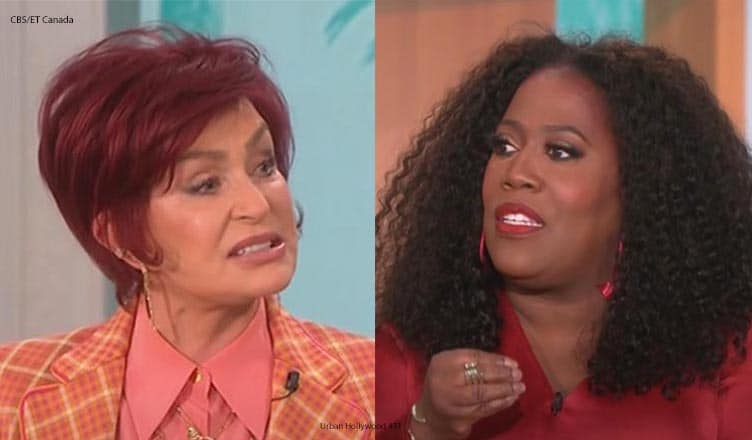 Sharon Osbourne and Sheryl Underwood got into a heated debate about race on The Talk. (Credit: CBS/YouTube ET Canada)