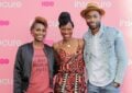 Issa Rae, Yvonne Orji, Jay Ellis attend an event promoting HBO's Insecure. (Credit: Shutterstock)