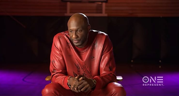 Lamar Odom on Uncensored in 2019 (Credit: TV One)