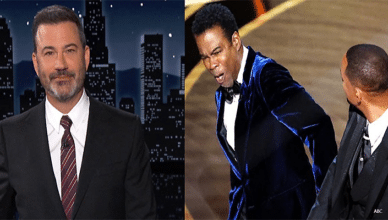 Jimmy Kimmel discusses the Oscars. (Credit: ABC)