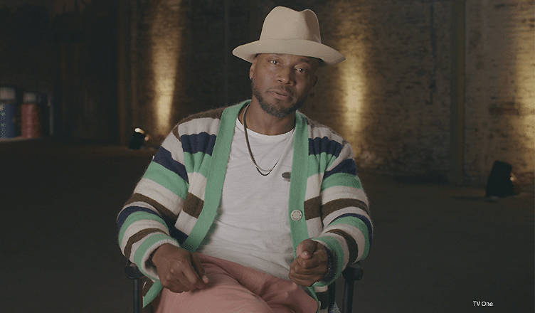 Taye Diggs on Uncensored. (Credit: TV One)