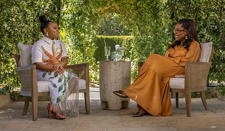 OWN Spotlight Oprah and Quinta Brunson (Credit: OWN)