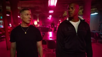 Joseph Sikora ("Tommy") and Isaac Keys ("Diamond") in Power Book IV: Force season 2 (Credit: Starz)