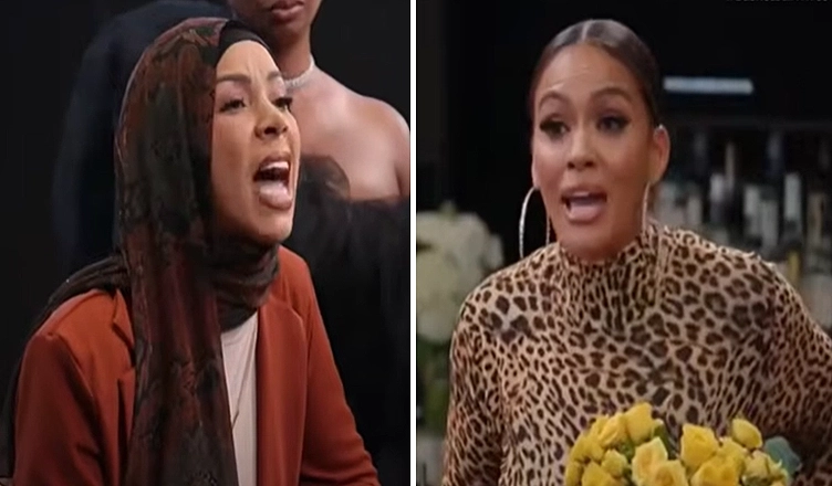 Brittany and Evelyn Clash on Basketball Wives Season 12 Finale (Credit: VH1)