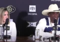 University of Colorado head football coach Deion Sanders held a conference on Monday, July 28, with Dr. Janet Kukreja and revealed he was "cured" of cancer. (Credit: YouTube/BuffsTV)