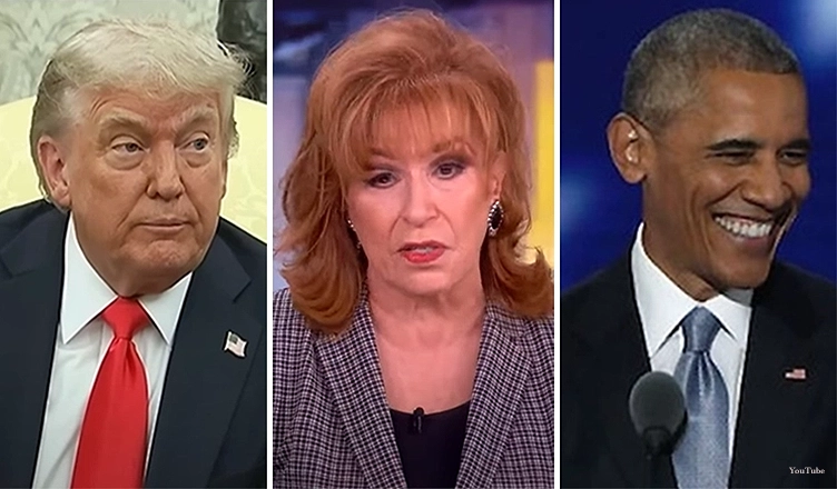 Donald Trump Joy Behar Barack Obama (Credit: YouTube/C-Span and ABC)