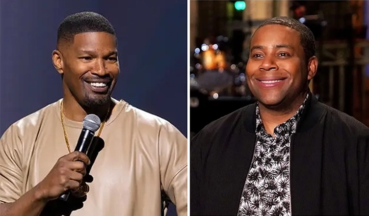 Jamie Foxx and Kenan Thompson were snubbed when the Emmy nominations were announced on July 15 2025. (Credit: Netflix and NBC)