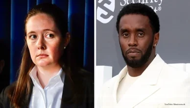 Maurene Comey and Sean Diddy Combs (Credit: YouTube/Shutterstock)