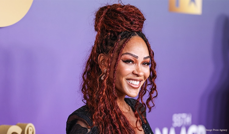 Meagan Good arrives at the 55th Annual NAACP Image Awards held at the Shrine Auditorium and Expo Hall on March 16, 2024 in Los Angeles, California, United States. — Photo by Image Press Agency