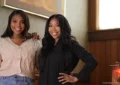 (L-R) Sy'Rai Smith and Brandy Norwood in the Lifetime movie Christmas Everyday (Credit: Lifetime)