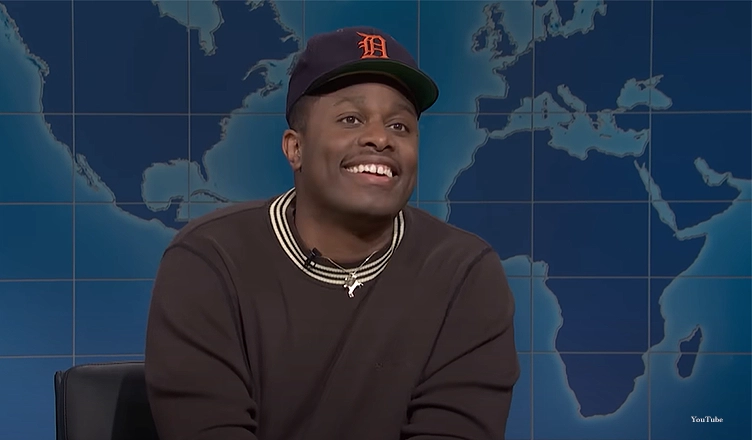 Devon Walker on Season 50 of SNL (Credit: YouTube/NBC)