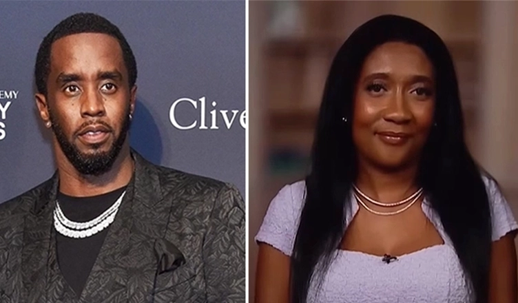 Diddy and attorney Nicole Westmoreland. (Credit: Shutterstock and YouTube/CNN)