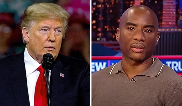 Donald Trump and Charlamagne Tha God (Credit: Shutterstock and Fox News)