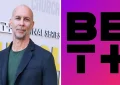 Jason Harvey, EVP & GM of BET+ attends the "Churchy" Los Angeles Premiere at Linwood Dunn Theater on August 19, 2025 in Los Angeles and BET+ Logo (Credit: Robin L Marshall/Getty Images for BET+ and BET+)