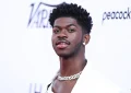 Rapper Lil Nas X wearing Balmain arrives at the Variety 2021 Music Hitmakers Brunch presented by Peacock and Girls5eva and sponsored by IHG Hotels and Resorts held at the City Market Social House on December 4, 2021 in Los Angeles, California, USA — Photo by Image Press Agency