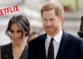 Meghan Markle and Prince Harry with Netflix Logo(Credit: Shutterstock/ Netflix)