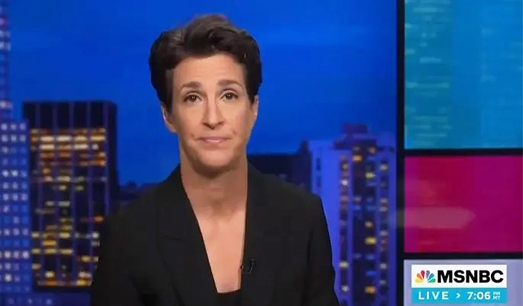 Rachel Maddow on MSNBC (Credit: MSNBC)