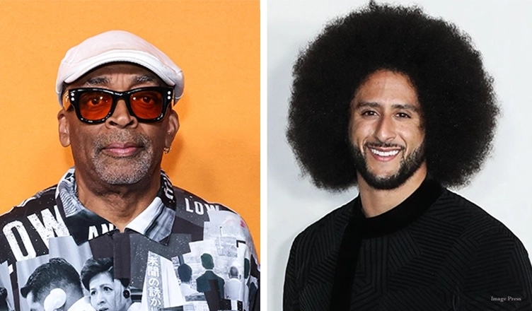 Spike Lee and Colin Kaepernick (Credit: Image Press Agency)