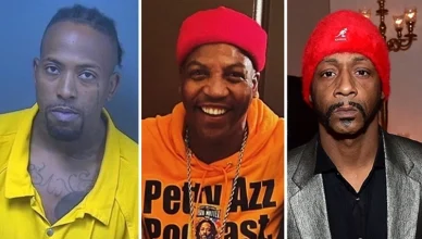 Tranell Williams Reggie Carroll and Katt Williams (Credit: DeSoto County Sheriff’s Office and Instagram)
