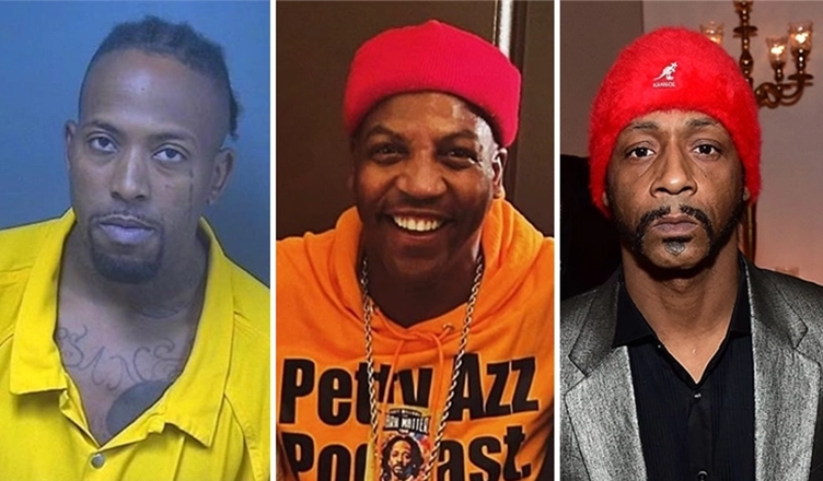 Tranell Williams Reggie Carroll and Katt Williams (Credit: DeSoto County Sheriff’s Office and Instagram)