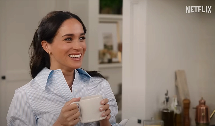 Meghan Markle, Duchess of Sussex in the trailer for season 2 of With Love, Meghan (Credit: Netflix)