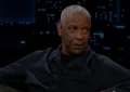 Denzel Washington on the September 2, 2025 episode of Jimmy Kimmel Live!. (Credit: ABC)