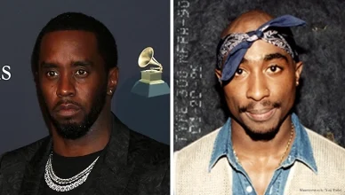 Diddy and Tupac (Credit: Shutterstock and YouTube)