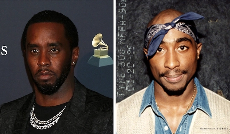 Diddy and Tupac (Credit: Shutterstock and YouTube)
