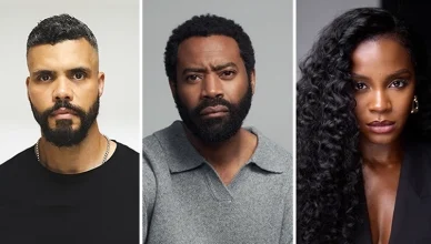[L-R] Howard Charles, Nicholas Pinnock, Deborah Ayorinde have been cast in the Starz boxing drama "Fightland' from executive producer 50 Cent. (Credit: Starz)
