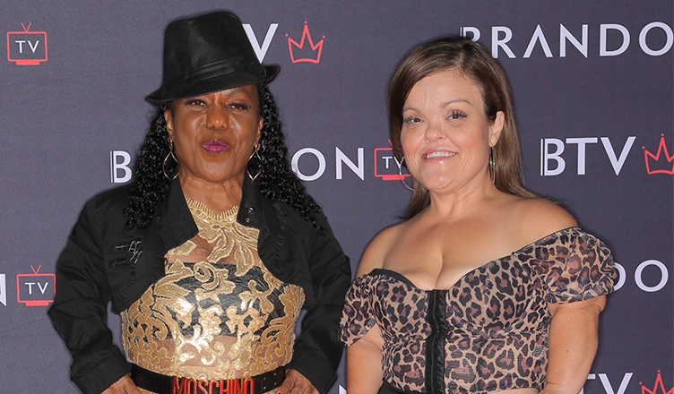 Tonya Renee Banks and Christy McGinit attend the Brandon Studios Fall Preview in Burbank, California on Saturday, Sept. 27, 2025 (Credit: Wahb Photography)