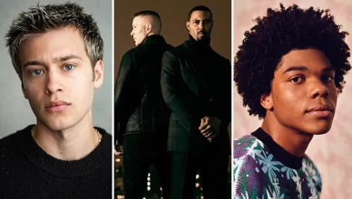 (L-R) Charlie Mann and Spence Moore II will star in Power: Origins (Credit: The image above is courtesy of Yellowbelly/Starz/Harry Eelman)