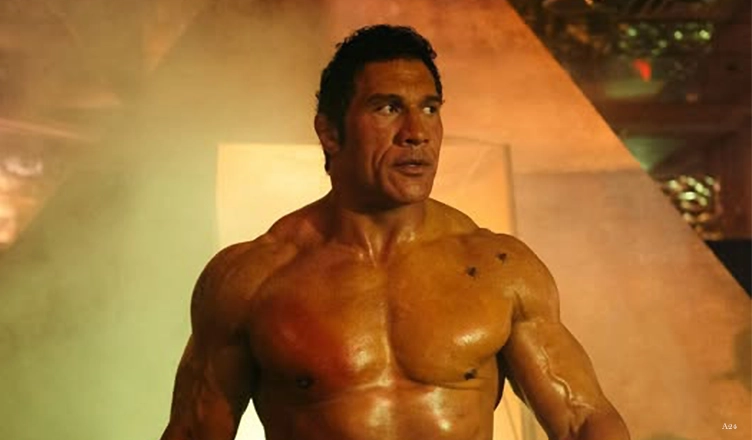 The Smashing Machine stars Dwayne Johnson aka The Rock (Credit: A24)