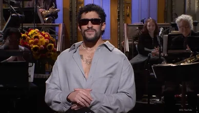 Rapper Bad Bunny hosted the Season 51 premiere of "SNL" on Saturday, October 4, 2025. (Credit: SNL/YouTube)