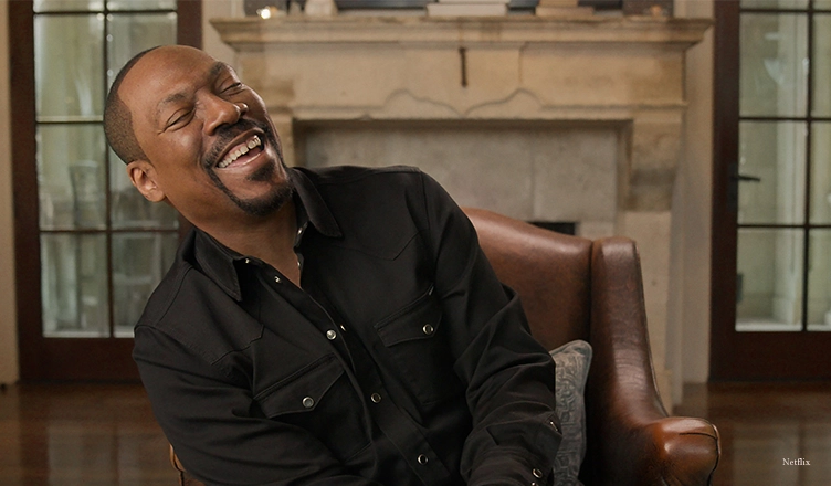 Eddie Murphy in Netflix documentary "Being Eddie." (Credit: Netflix)