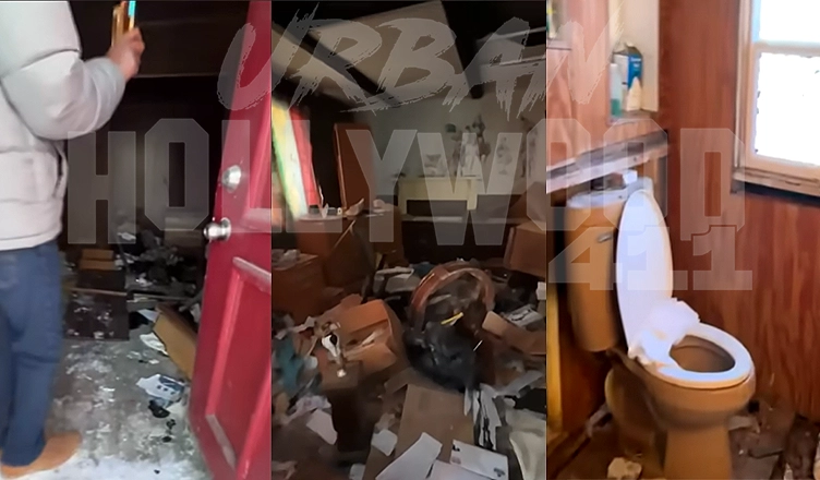 Inside the abandoned house where Reyna Dunlap's body was found. (Credit: Courtesy Dunlap Family)