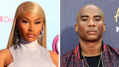 Nicki Minaj and Charlamagne Tha God (Credit: Image Press Agency)