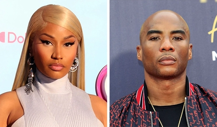 Nicki Minaj and Charlamagne Tha God (Credit: Image Press Agency)