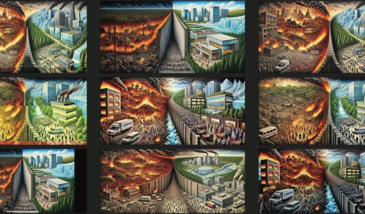 Prosecutors allege Jonathan Rinderknecht used ChatGPT to create images depicting a burning city. (Credit: Department of Justice)