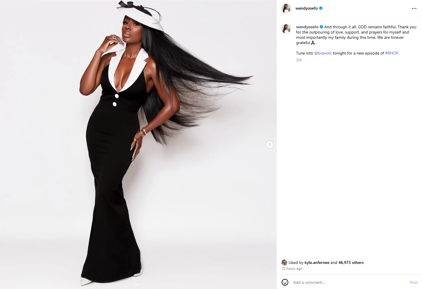 Wendy Osefo Instagram Post and Statement