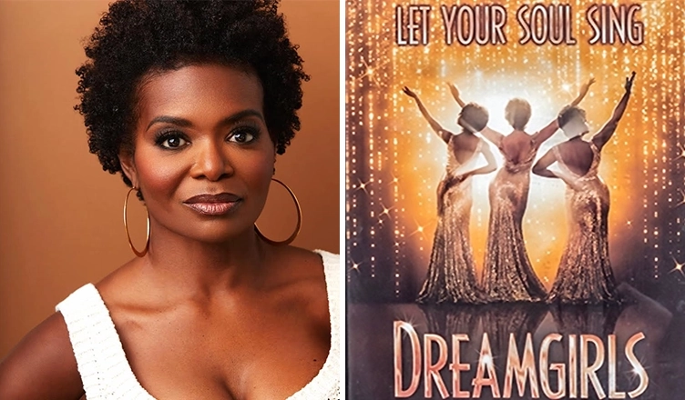 Broadway producer LaChanze and Dreamgirls poster. (Credit: IMDb and Shutterstock)