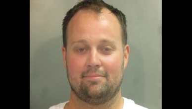 Josh Duggar is seen in a booking photo taken on Thursday, April 29, 2021. (Credit: United States Marshals Service)