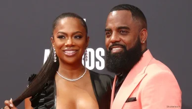 Kandi Burruss, Todd Tucker at the 2022 BET Awards at Microsoft Theater on June 26, 2022 in Los Angeles, CA. (Credit: Shutterstock)