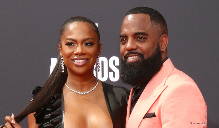Kandi Burruss, Todd Tucker at the 2022 BET Awards at Microsoft Theater on June 26, 2022 in Los Angeles, CA. (Credit: Shutterstock)