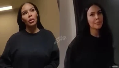 Mia Thornton is shown in body camera footage following her arrest on Wednesday, Nov. 19, 2025. (Credit: Atlanta Police Department)