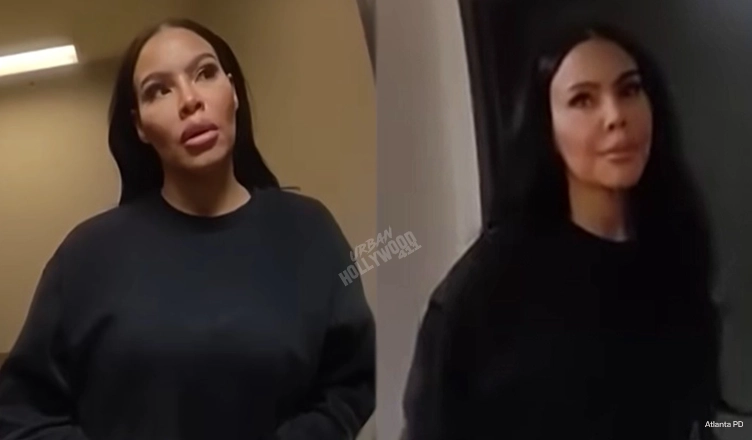 Mia Thornton is shown in body camera footage following her arrest on Wednesday, Nov. 19, 2025. (Credit: Atlanta Police Department)